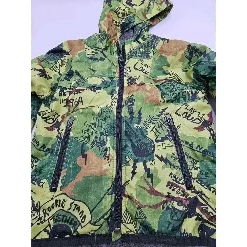 Gap Boys Size 4 Rock N Roll Lightweight Jacket w/Fleece Lining